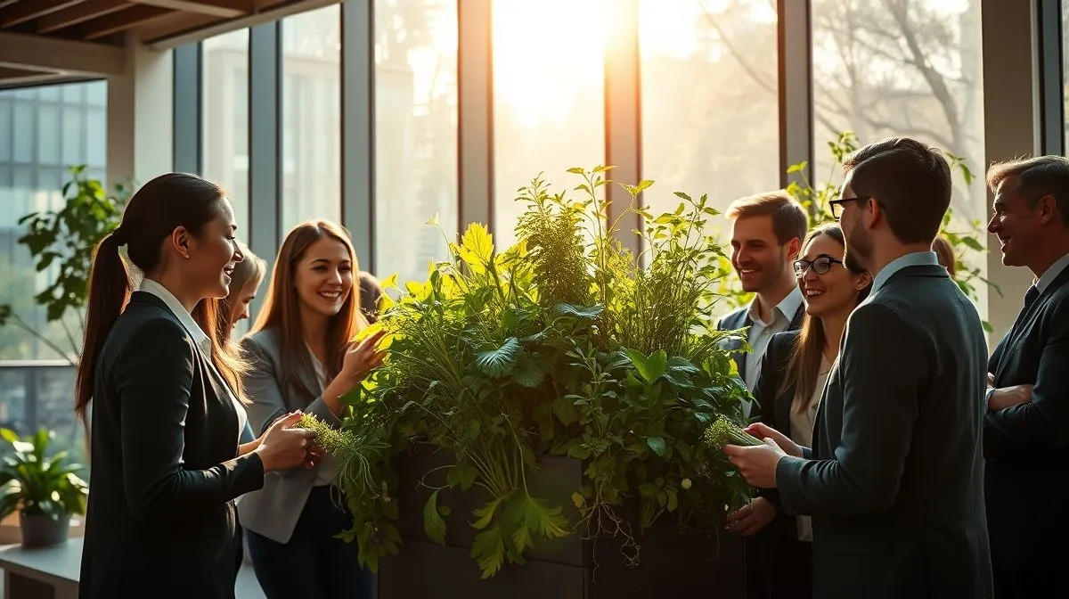 Horta Vertical na Equipe: 7 Formas de Impulsionar Bem-Estar e Produtividade?