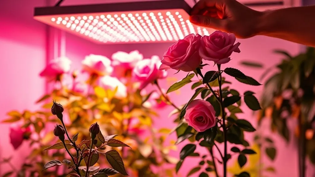 5 Passos para Resgatar Rosas Indoor: Corrija a Falta de Floração com LED