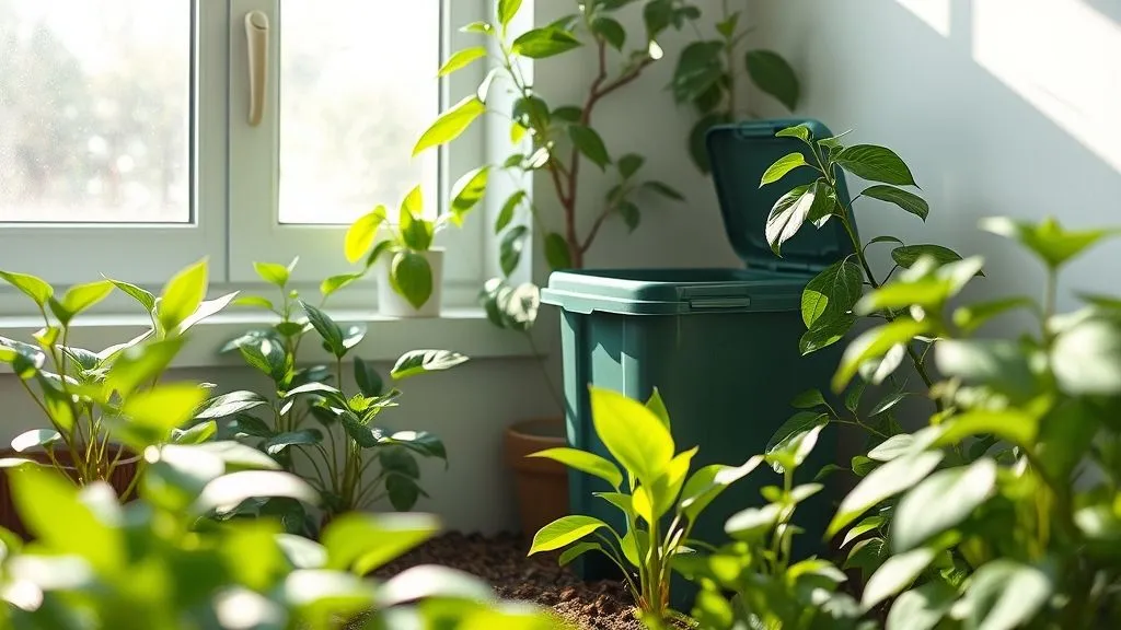 7 Estratégias para Evitar Mau Cheiro e Pragas na Compostagem Interna de Mini Jardins