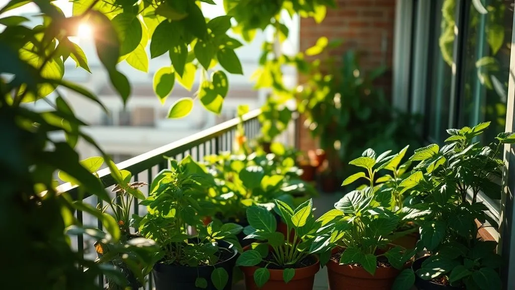 7 Estratégias Essenciais para Cultivar em Varandas com Pouca Luz Solar Direta