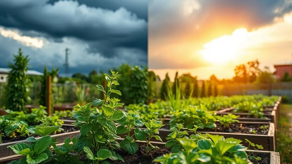 7 Estratégias Essenciais: Horta Produtiva o Ano Todo em Clima Variável?
