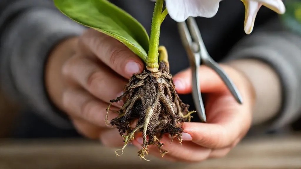 Orquídea com Raízes Podres? 7 Passos Essenciais para Salvar Após Rega Excessiva