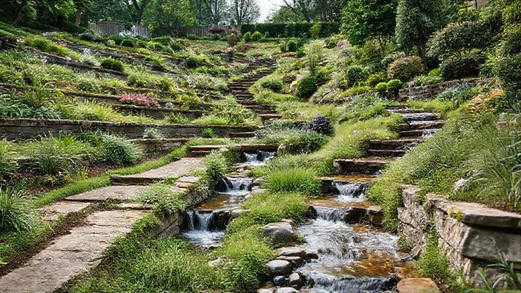 7 Estratégias Essenciais para Solucionar Drenagem em Jardins Inclinados Complexos