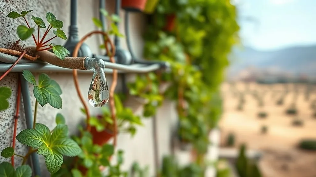 Crise Hídrica? 7 Estratégias para Irrigar Horta Vertical com Desperdício Zero