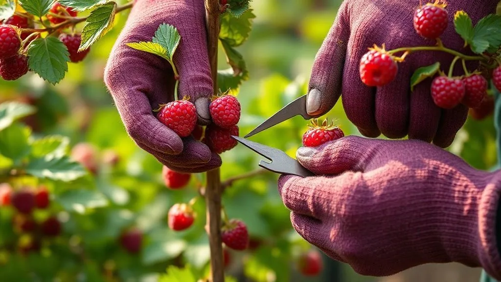 Poda de Framboesas: O Segredo para 3x Mais Frutos e Plantas Resilientes em 5 Passos?