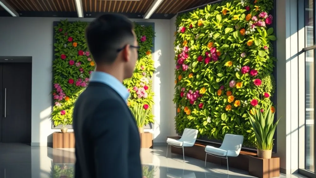 ROI Floral? Valor Real de Jardins Verticais em Escritórios Corporativos